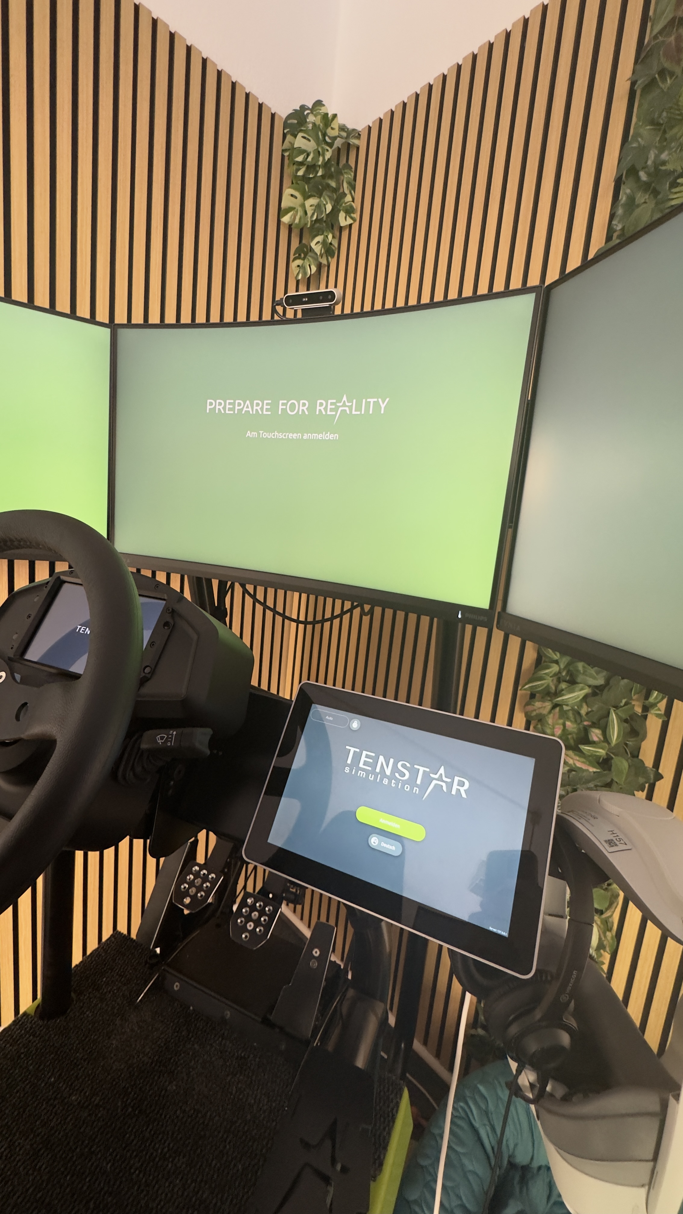 Tennstar-Fahrsimulator der Fahrschule Körber in der Leonrodstraße 42